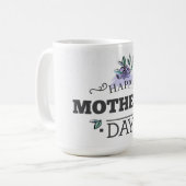 Joyeuse Fête des Mères Tasse à café (Devant gauche)