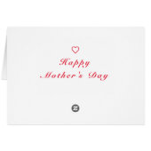 Joyeuse Fête des Mères Tournesol et abeilles sur l (Dos Horizontal)