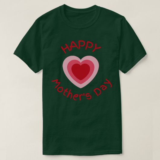 Joyeuse fête des mères TShirt TS TShirt (Design devant)