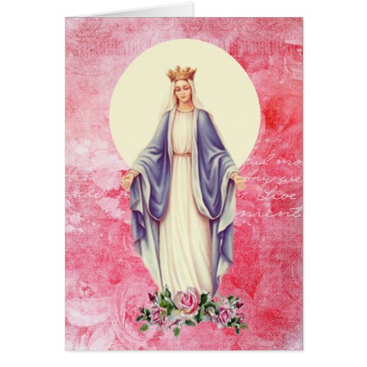 Joyeuse fête des Mères  Vierge Marie bienheureuse  (Devant)