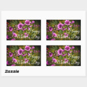 Joyeuse fête des mères Zebra Hollyhock #2 Stickers (Feuille)