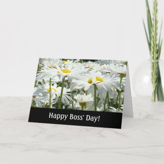 Joyeuse Fête des Patrons ! cartes Fleurs de Pâquer (Devant)
