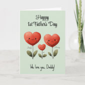 Joyeuse fête des pères 1ère carte avec poème, pers (Devant)