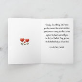 Joyeuse fête des pères 1ère carte avec poème, pers (Intérieur)