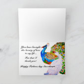 Joyeuse fête des pères à mon amour carte (Intérieur)