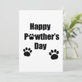 Joyeuse fête des Pères aux papas chiens carte de f (Debout devant)