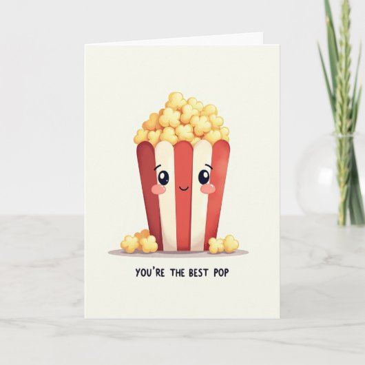Joyeuse Fête des Pères Cartes de Maïs (Devant)
