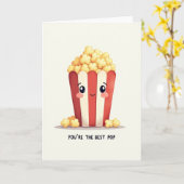 Joyeuse Fête des Pères Cartes de Maïs (Fleur jaune)