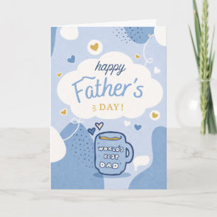 Joyeuse Fête des Pères Meilleure Carte pour Papa