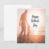 Joyeuse Fête des Pères Merci Papa de la part de to (Devant / Derrière)