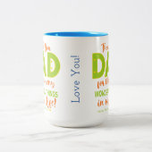 ✨Joyeuse fête des Pères Merci Papa Mug Deux Tons (Centre)