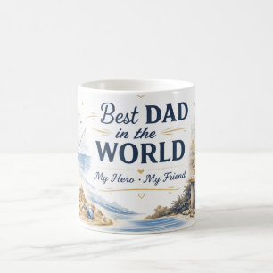 Joyeuse Fête des Pères Mug à Café Personnalisé