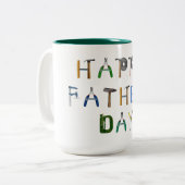 Joyeuse Fête des pères Mug avec la conception de l (Devant gauche)