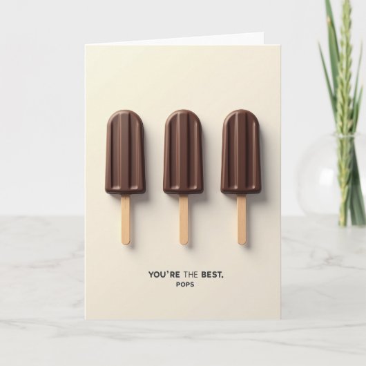 Joyeuse Fête des Pères Papa Carte (Devant)