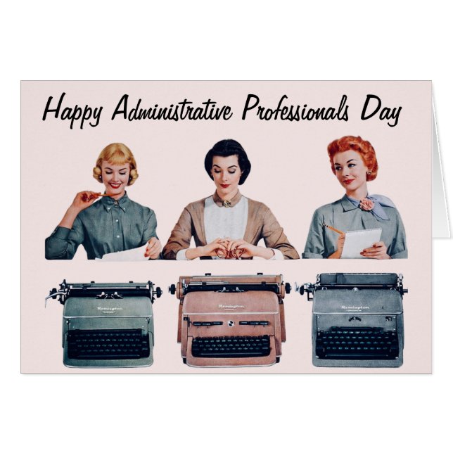 Joyeuse Fête des professionnels de l'administratio (Devant horizontal)