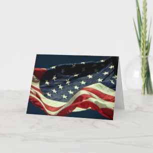 Joyeuse fête des vétérans Carte de vœux militaire