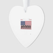 Joyeuse fête des vétérans Drapeau Silhouette Vecto (devant)