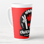 Joyeuse fête du Canada 1er juillet Café Mug (Angle gauche)