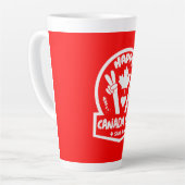 Joyeuse fête du Canada 1er juillet Grosse tasse de (Angle gauche)