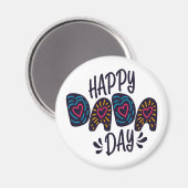 Joyeuse fête du Dada Bonne Fête des pères | Magnet (Recto/Verso)