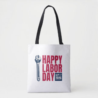 Joyeuse fête du Travail 2026 Sac fourre-tout Clé A