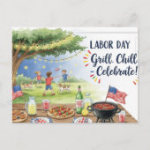 Joyeuse fête du travail avec carte postale (Devant)