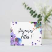 Joyeuse Fêtes Carte postale (Debout devant)