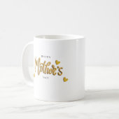 Joyeuse feuille d'or de la mère jour Café Mug (Devant gauche)