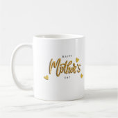 Joyeuse feuille d'or de la mère jour Café Mug (Gauche)