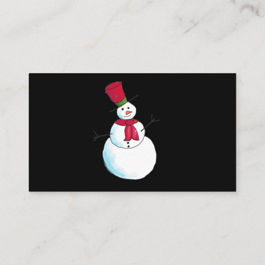 Joyeuse fidélité de Noël Snowman (Dos)