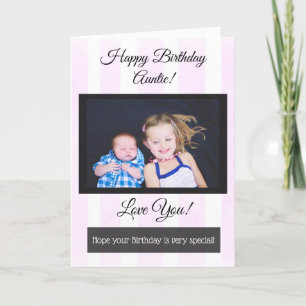 Joyeuse fille d'anniversaire Carte photo personnal