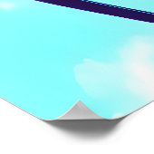 Joyeuse fille de chat Anime joyeux | AI Art Poster (Coin)