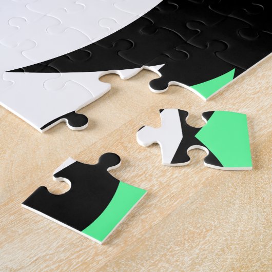 Joyeuse frontière Collie Jigsaw Puzzle (Côté)