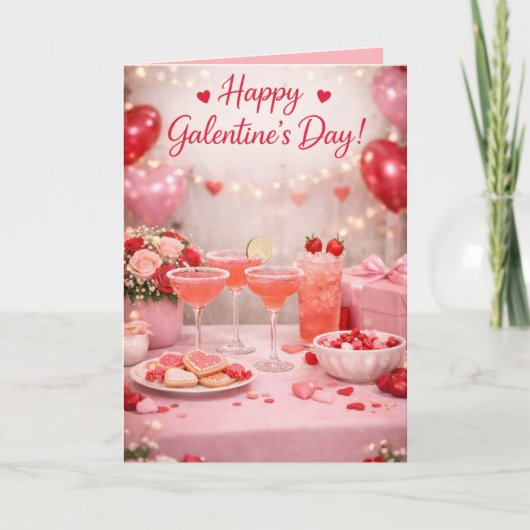 Joyeuse Galentin ! Carte de vœux (Devant)