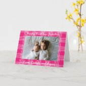 Joyeuse grand-mère d'anniversaire Carte photo pers (Fleur jaune)