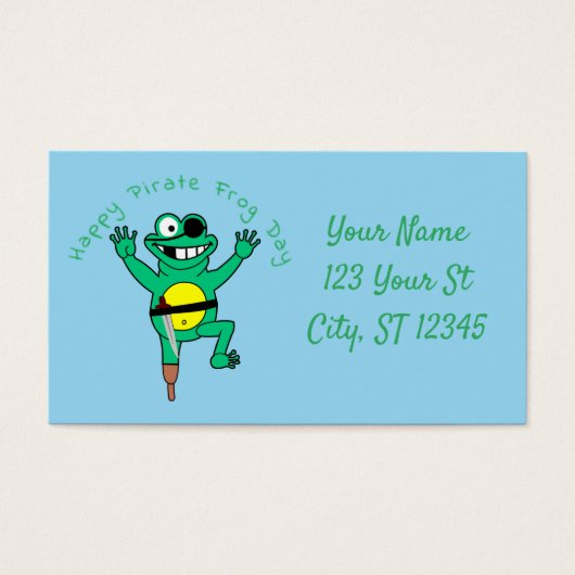 Joyeuse grenouille pirate Jour Thunder_Cove (Devant)