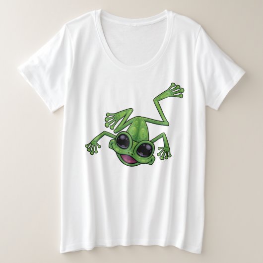 Joyeuse grenouille verte (Design devant)