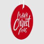 Joyeuse inscription chrétienne de Noël religieuse (devant)