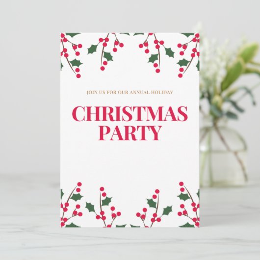 Joyeuse invitation de Noël (Debout devant)