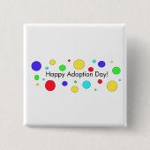 Joyeuse journée d'adoption ! Badge (Devant)