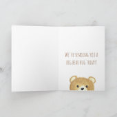 "Joyeuse journée d'adoption" Carte d'aquarelle Oma (Intérieur)