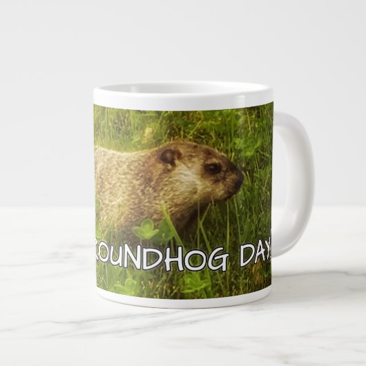 Joyeuse Journée de la marmotte ! mug (Devant droit)