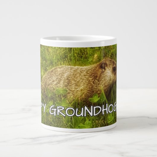 Joyeuse Journée de la marmotte ! mug (Devant)