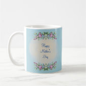 JOYEUSE JOURNÉE DE LA MÈRE (BLEU CLAIR)CAFÉ MUG (Gauche)