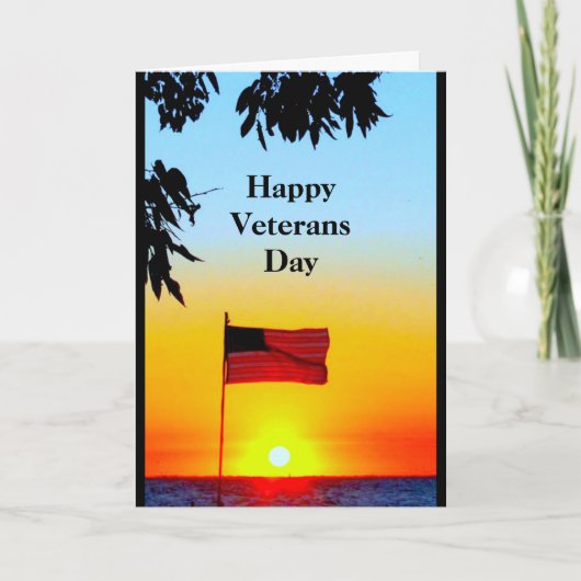 Joyeuse Journée des anciens combattants - Merci po (Devant)