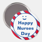 Joyeuse journée des infirmières Smile Fun Magnet (Recto/Verso)