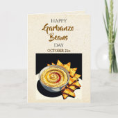 Joyeuse Journée du Haricot Garbanzo | Carte du 21 (Devant)