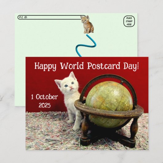Joyeuse Journée Mondiale De Carte Postale De Tuffy (Devant / Derrière)