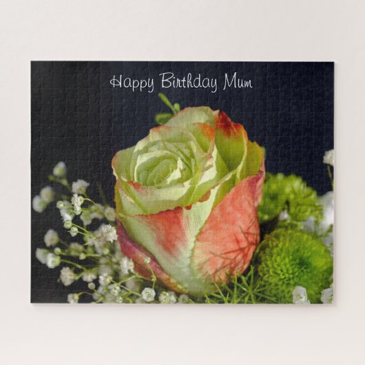 Joyeuse maman d'anniversaire. Jigsaw Puzzle (Horizontal)