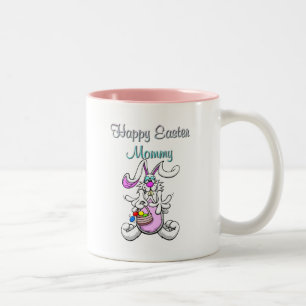 Joyeuse maman de Pâques Mug de deux tons